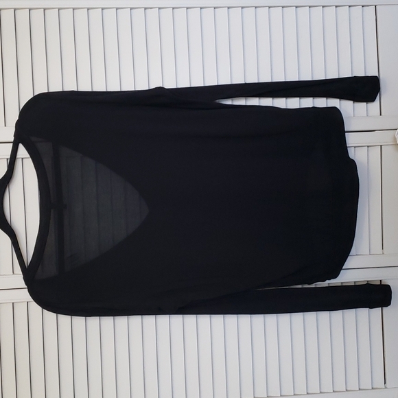 7 For All Mankind Oversized Modal and Silk Lightweight V-neck Sweater, Size XS - Picture 5 of 11